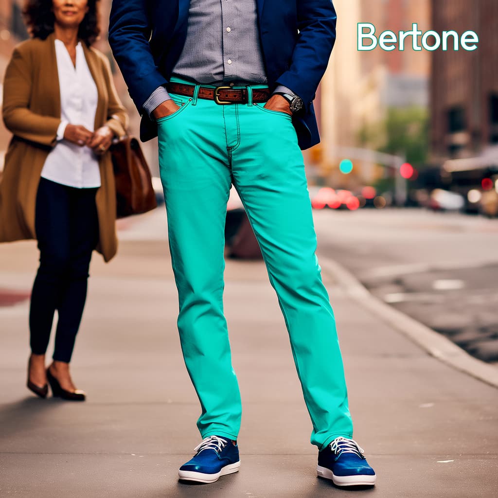 BERTONE azul eléctrico